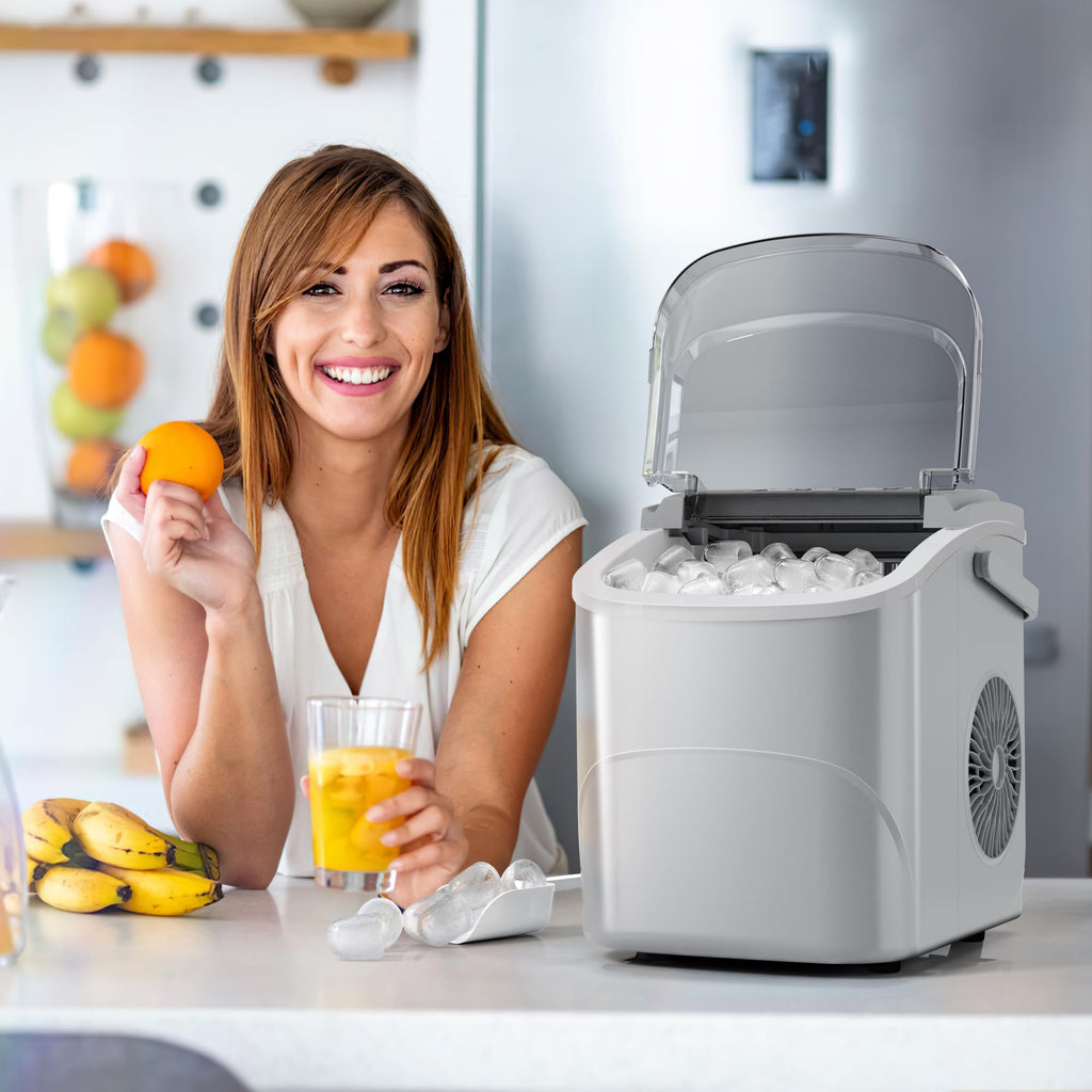 Kismile Ice Makers Countertop with Handle Z5812B