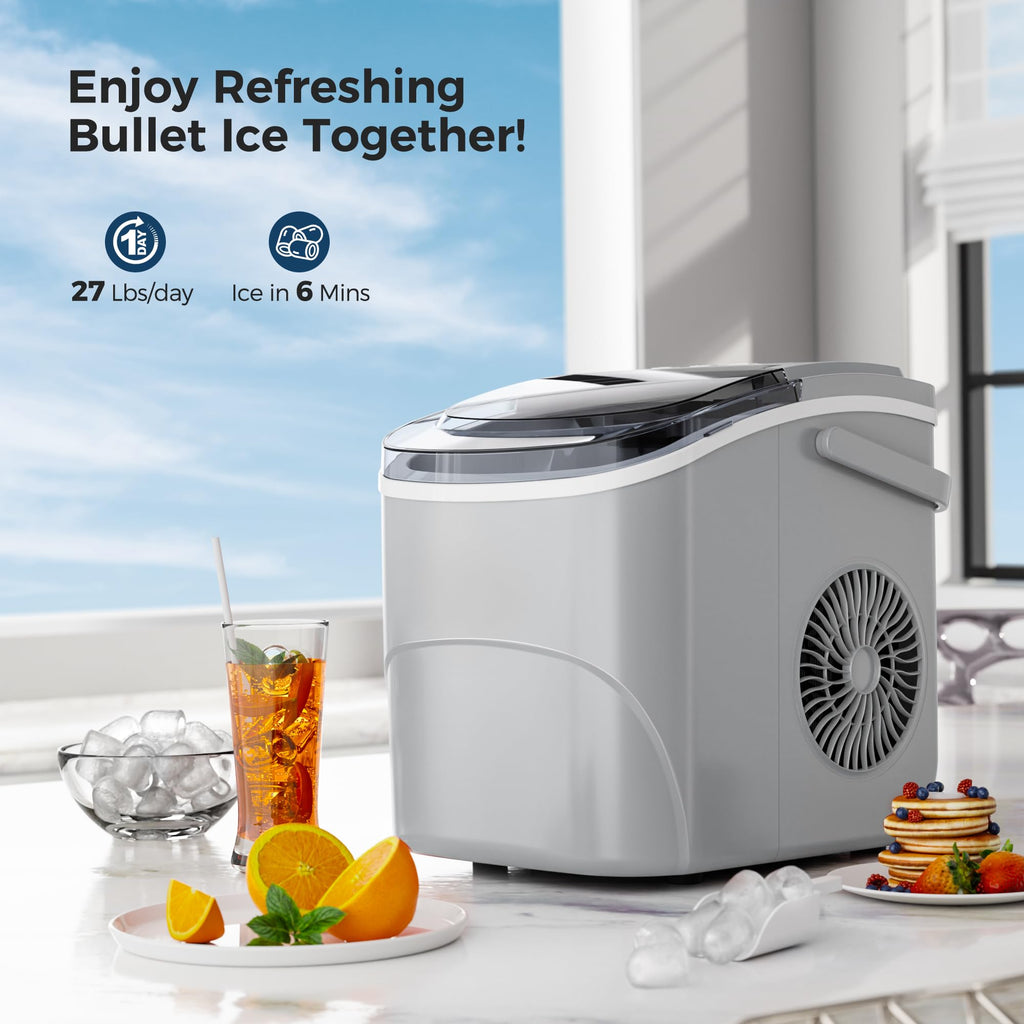 Kismile Ice Makers Countertop with Handle Z5812B