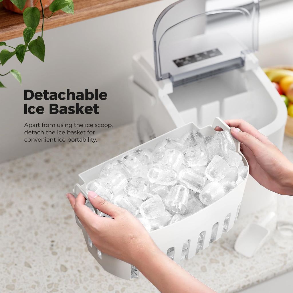 Kismile Ice Makers Countertop with Handle Z5812B