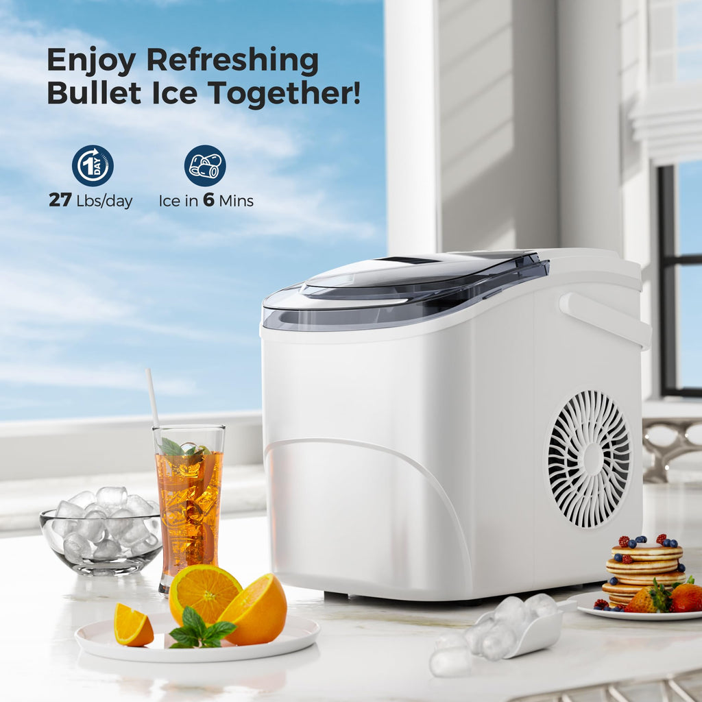 Kismile Ice Makers Countertop with Handle Z5812B