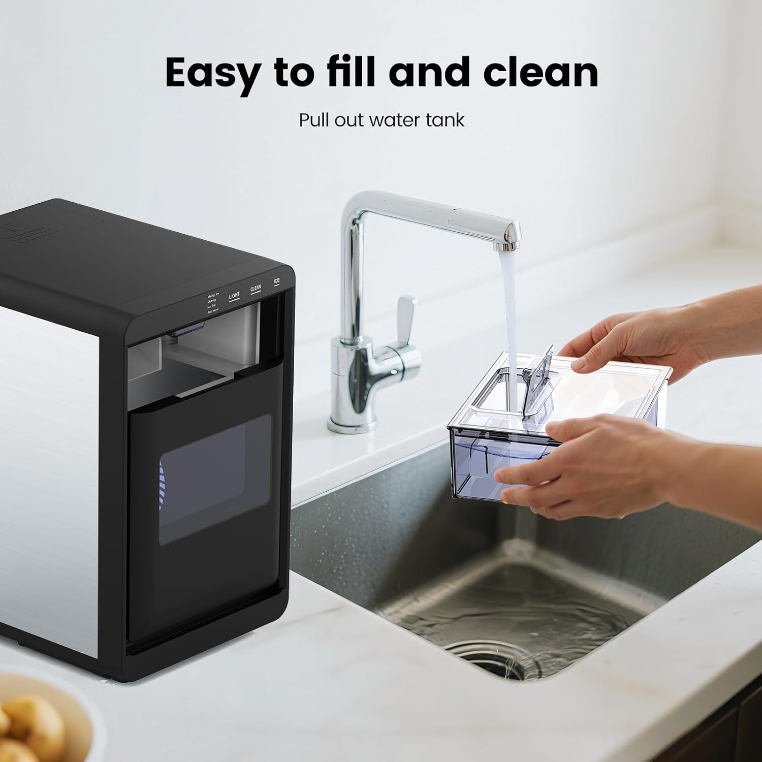 Kismile Nugget Ice Maker Countertop 58020RIM0