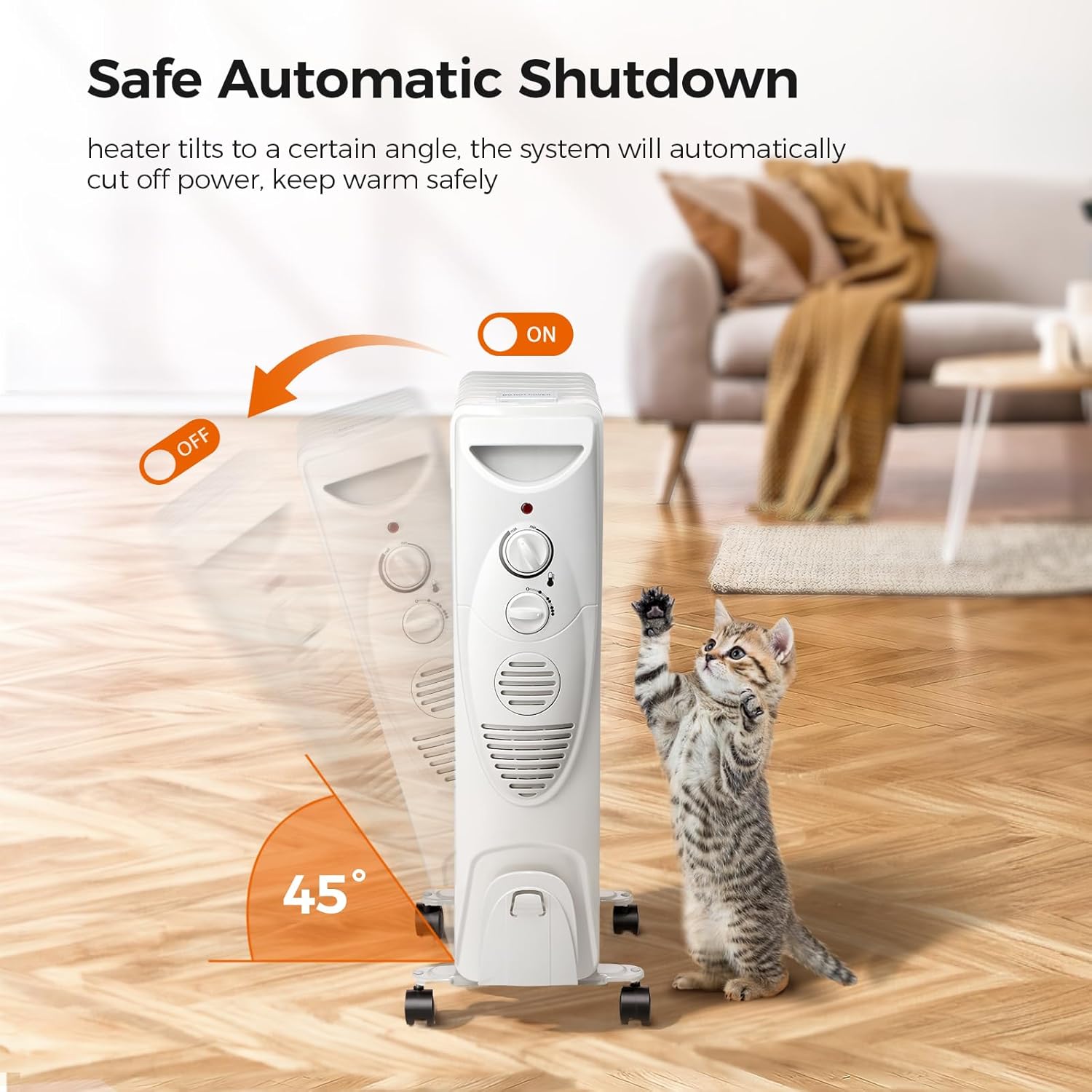 Kismile Portable Electric Space Heater Series