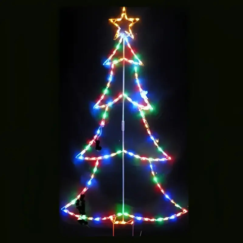 Large Outline Christmas Tree
