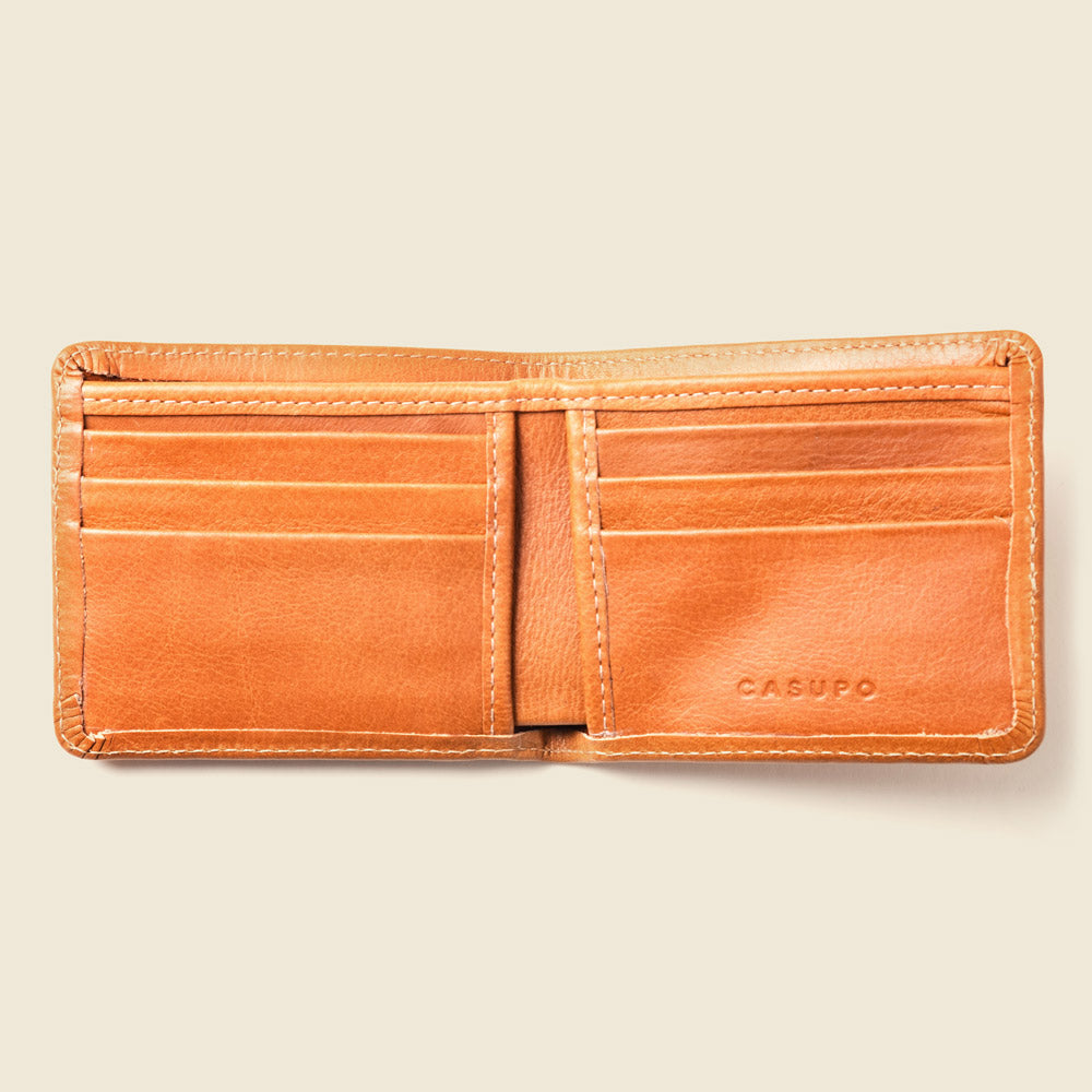 Large Billfold Wallet - Natural
