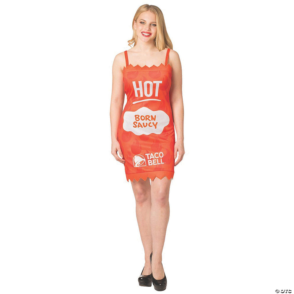 Women's Taco Bell Hot Sauce Costume - Medium/Large
