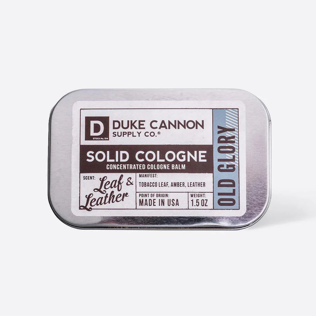 Leaf & Leather - Concentrated Solid Cologne Balm | Duke Cannon