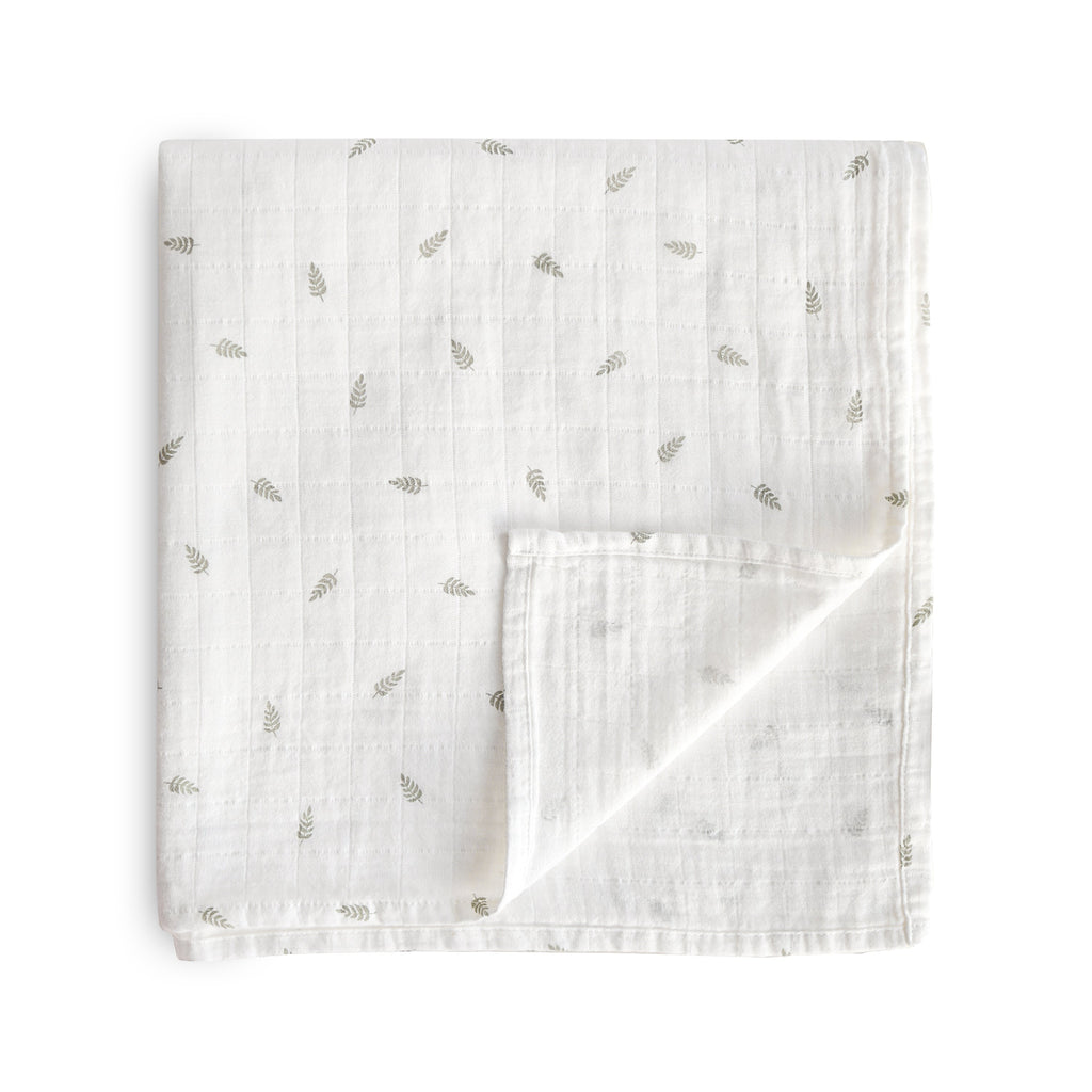 Organic Cotton Muslin Swaddle Blanket