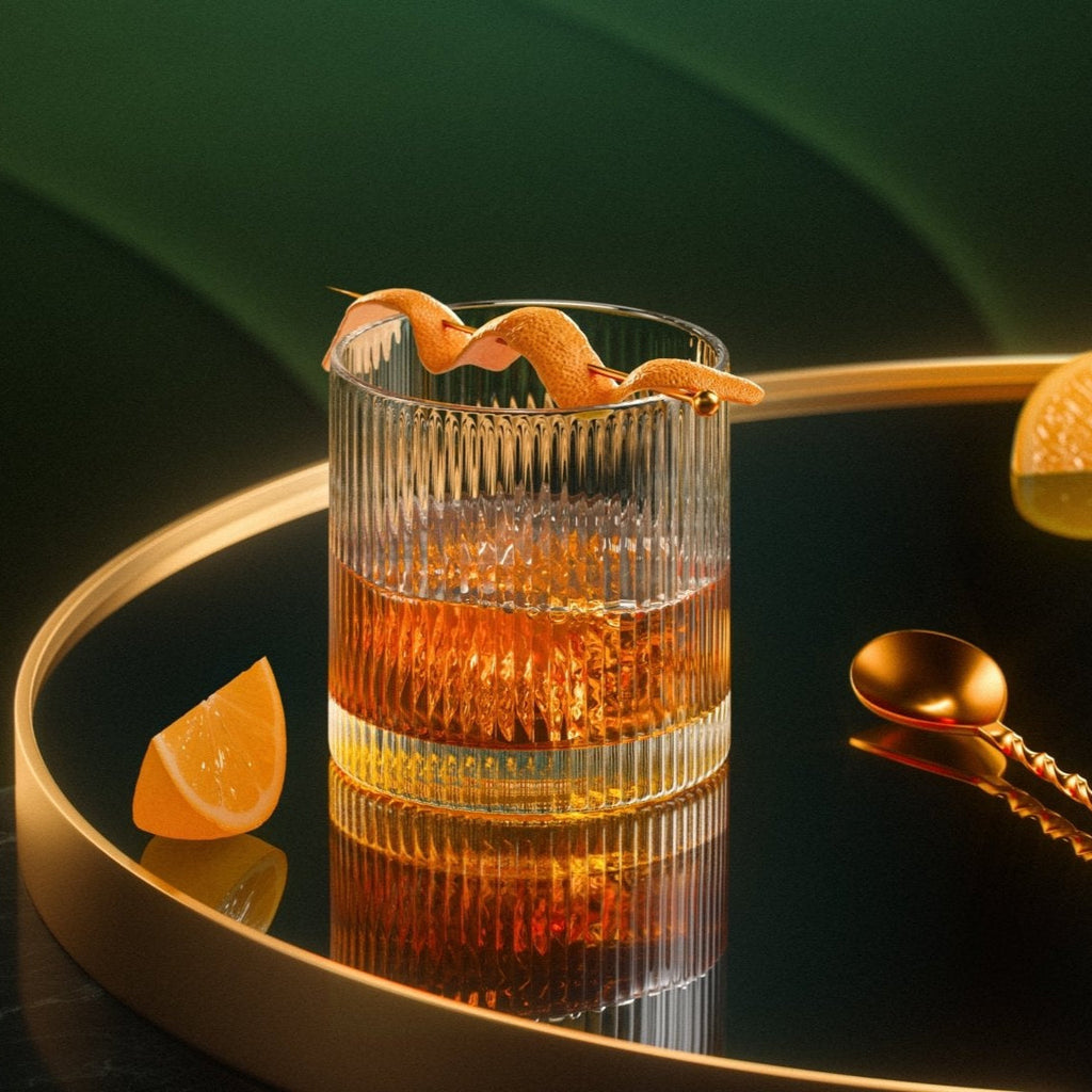 Vintage Straight Line Tumbler -  10oz