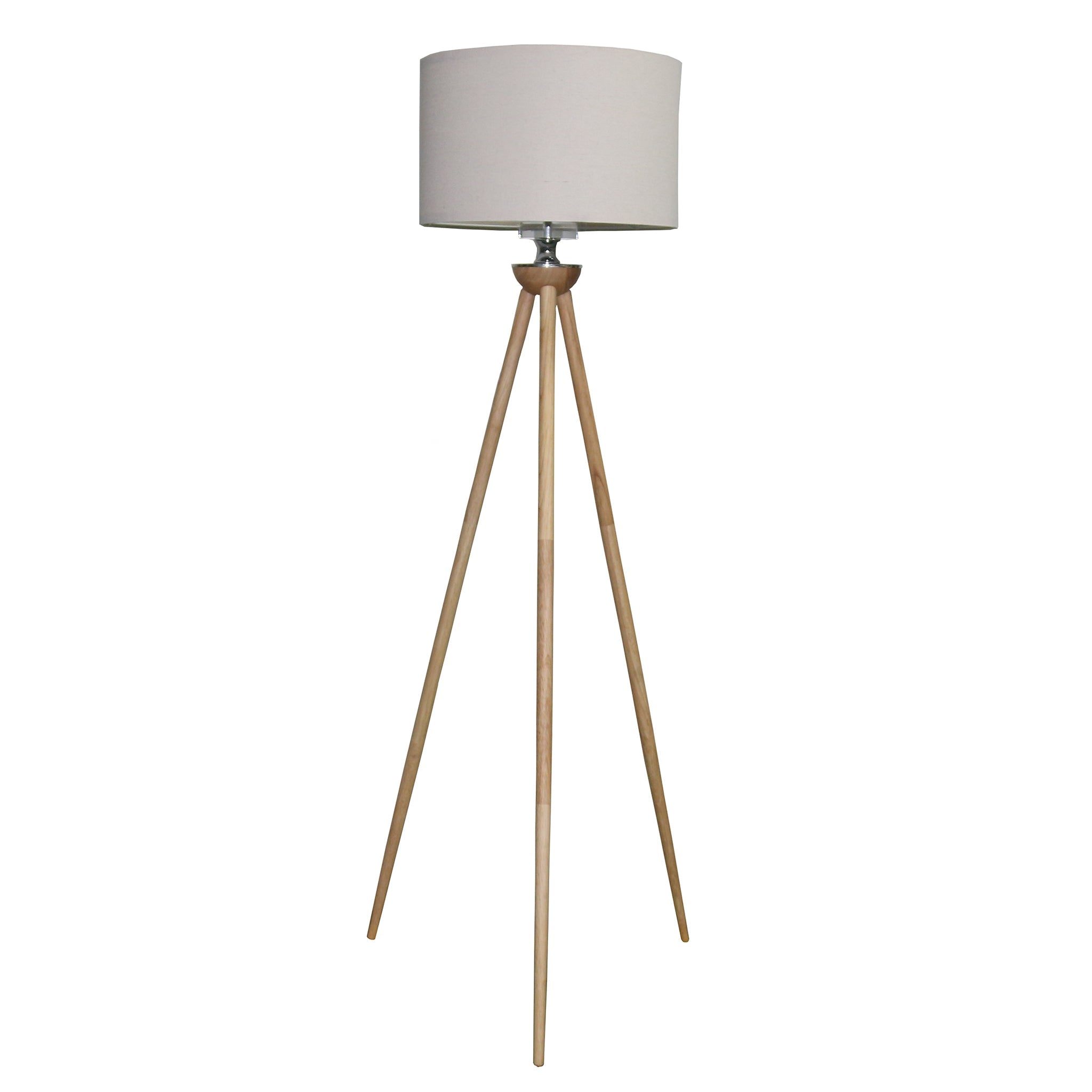 Lirios Three Legged Wooden Strip Floor Lamp - Natural – Luxury Lightin