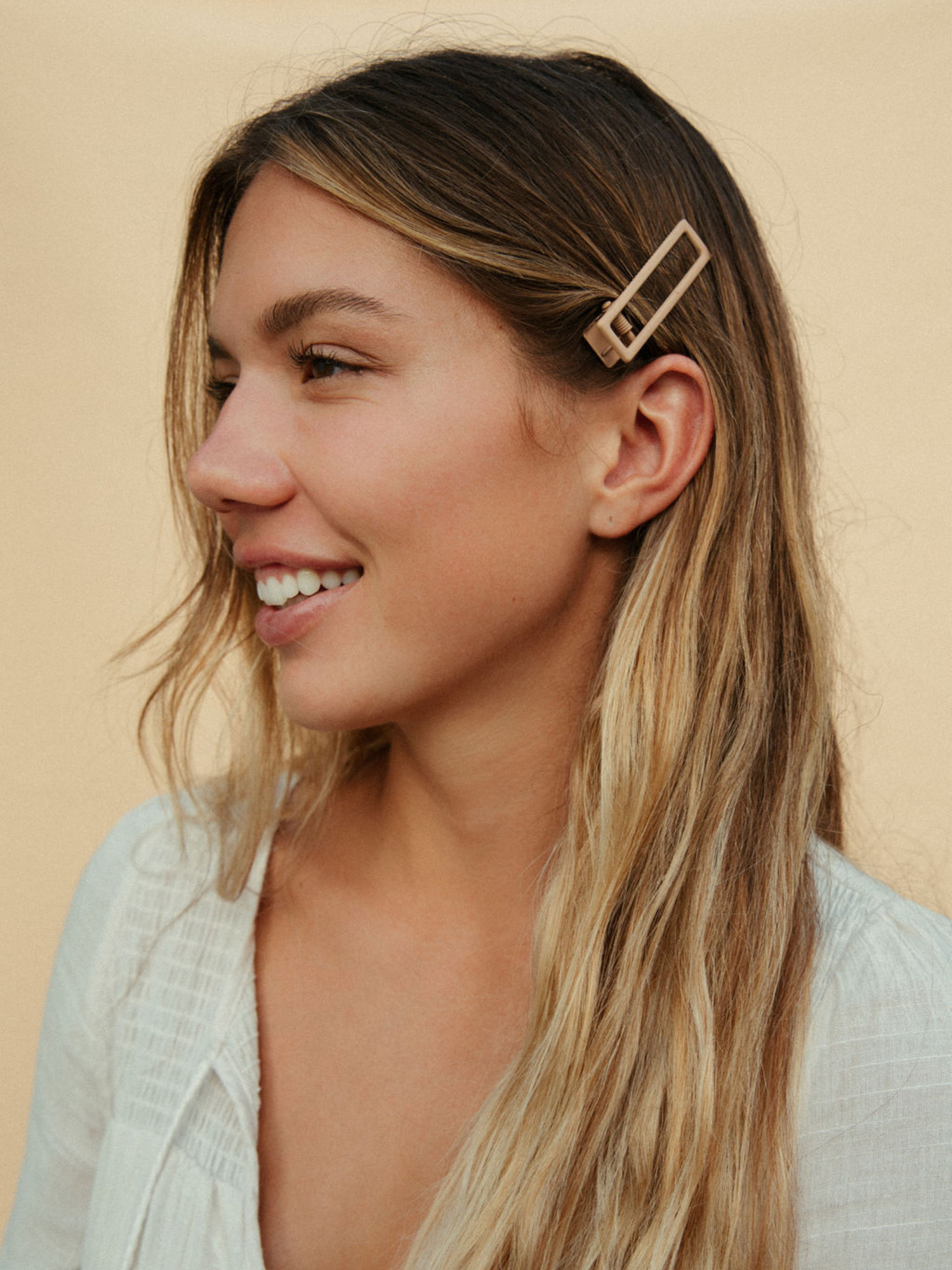 Lu Lu Hair Clips - Mauve + Pink
