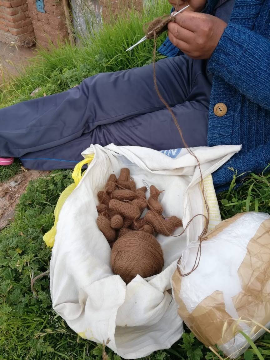 Bullmastiff Hand Knit Christmas Ornament Arcadia Home