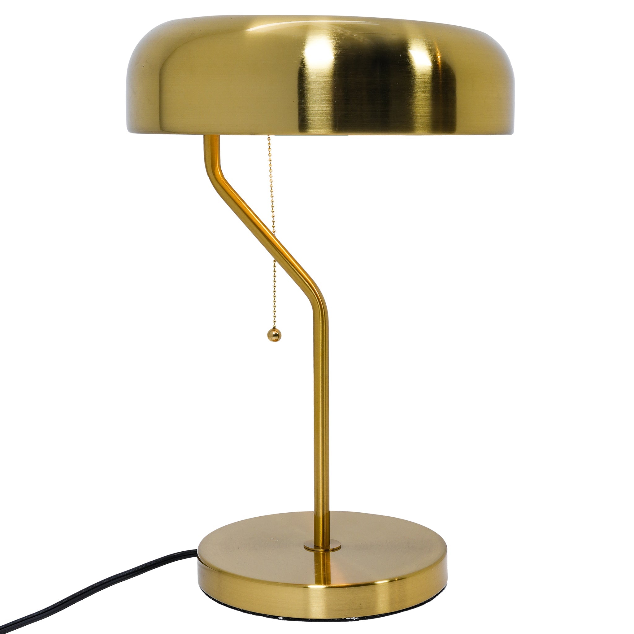 Metro Table lamp with Gold outer and White inner – Luxury Lighting – C