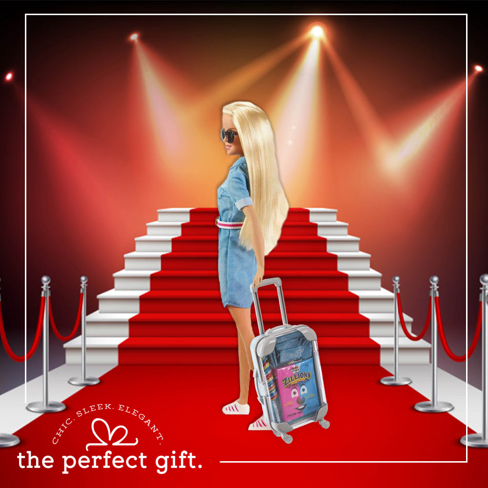 Mini Suitcase 5.5"X3.5"X1.5" Blue Candy Box