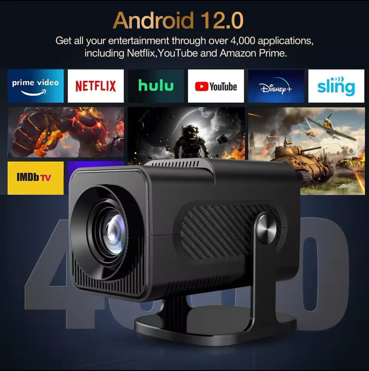 MiniVista Hcs350 Gaming Projector