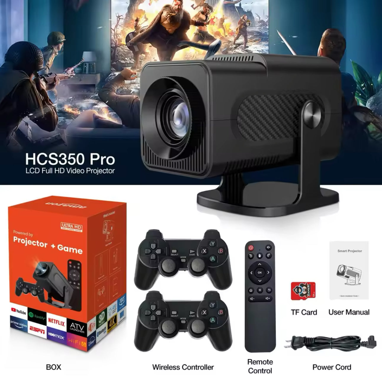 MiniVista Hcs350 Gaming Projector