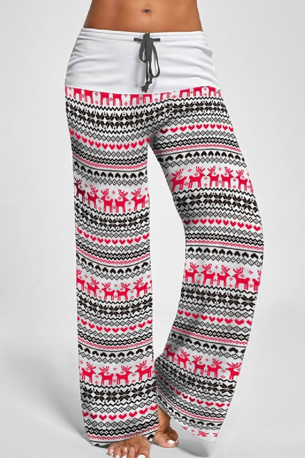 Christmas Print Pants