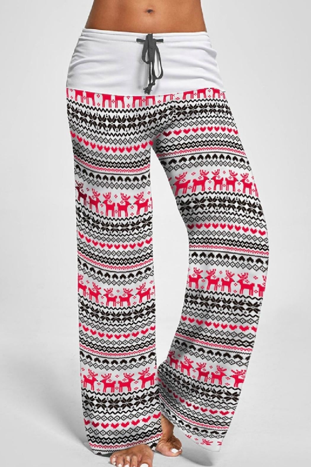 Christmas Print Pants