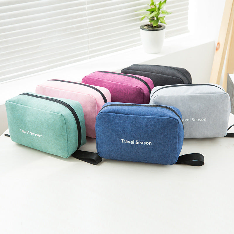 Necessaire Vanity Nylon Men Women Toilet Toiletry Kit Cosmetic Makeup Make Up Bag Case For Travel Organizer Pouch Female Neceser