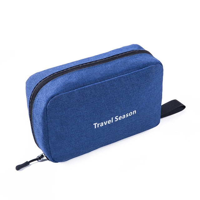 Necessaire Vanity Nylon Men Women Toilet Toiletry Kit Cosmetic Makeup Make Up Bag Case For Travel Organizer Pouch Female Neceser