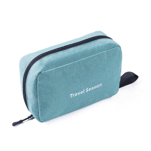 Necessaire Vanity Nylon Men Women Toilet Toiletry Kit Cosmetic Makeup Make Up Bag Case For Travel Organizer Pouch Female Neceser