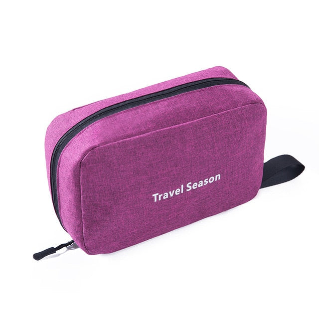 Necessaire Vanity Nylon Men Women Toilet Toiletry Kit Cosmetic Makeup Make Up Bag Case For Travel Organizer Pouch Female Neceser