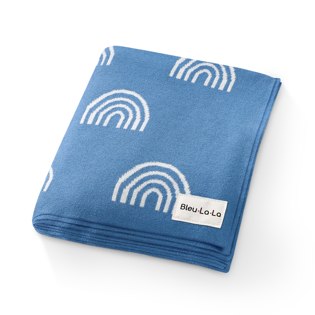 Whimsy Collection - Luxury 100% Cotton Knit Swaddle Baby Blanket