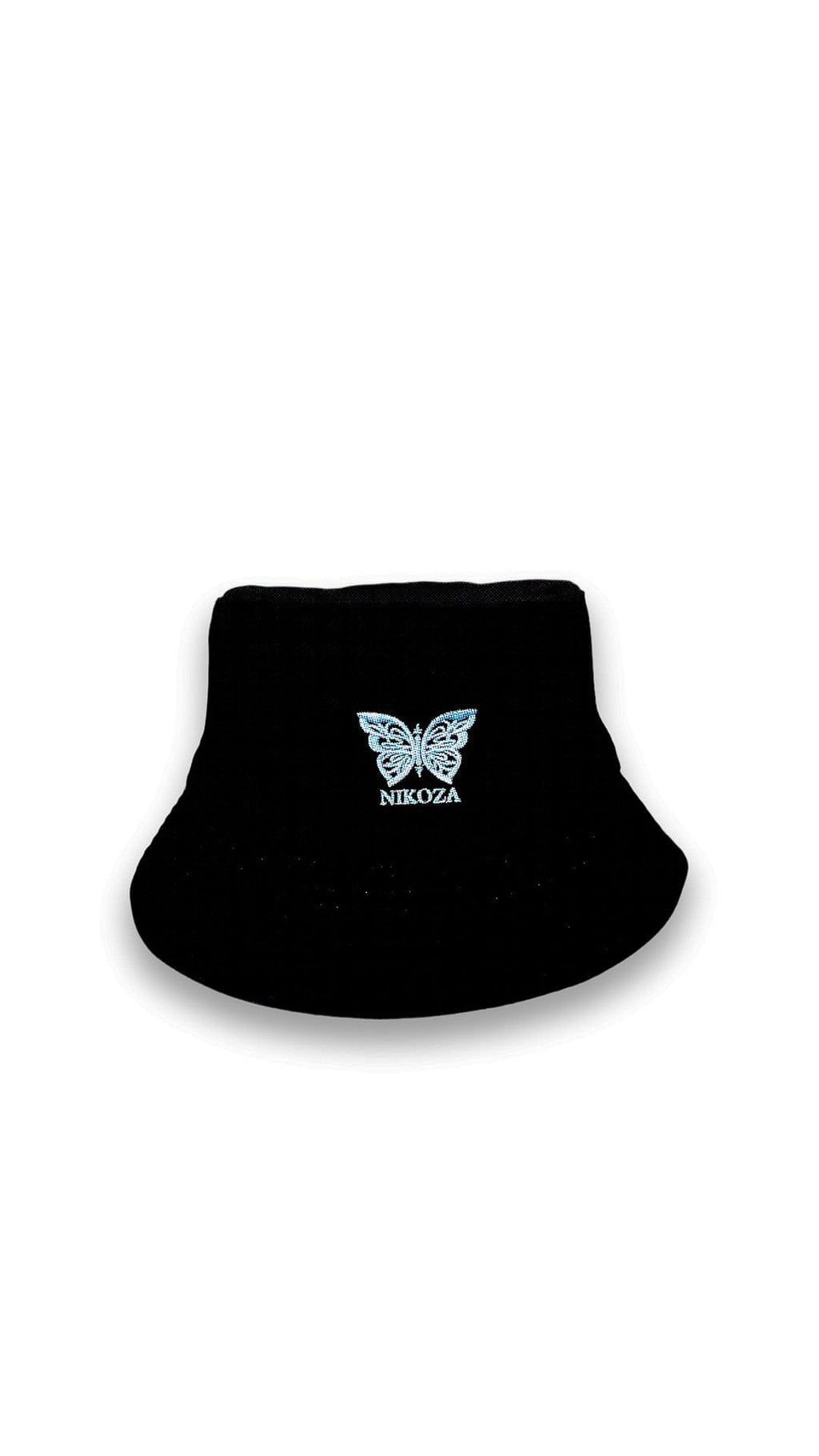 White/Black Nikoza Bucket Hat