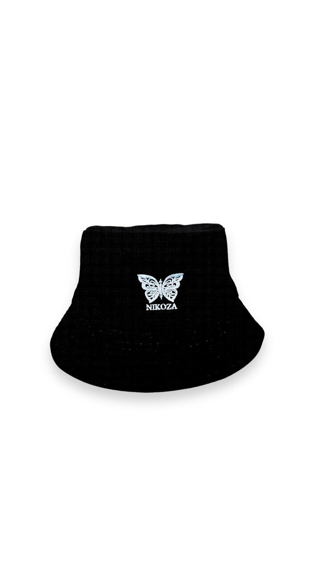 White/Black Nikoza Bucket Hat