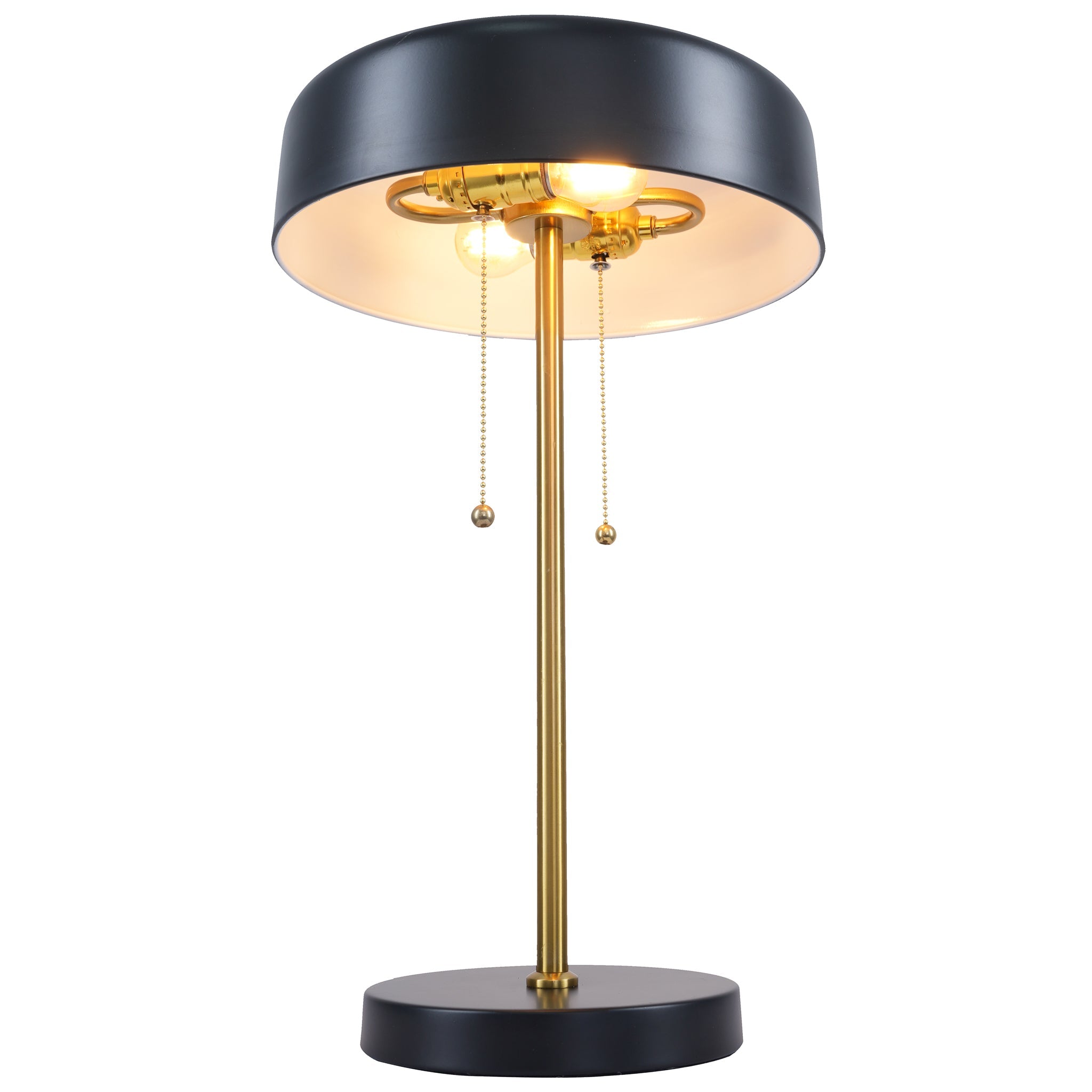 Obni Table Lamp with Black outer and White inner – Luxury Lighting – C
