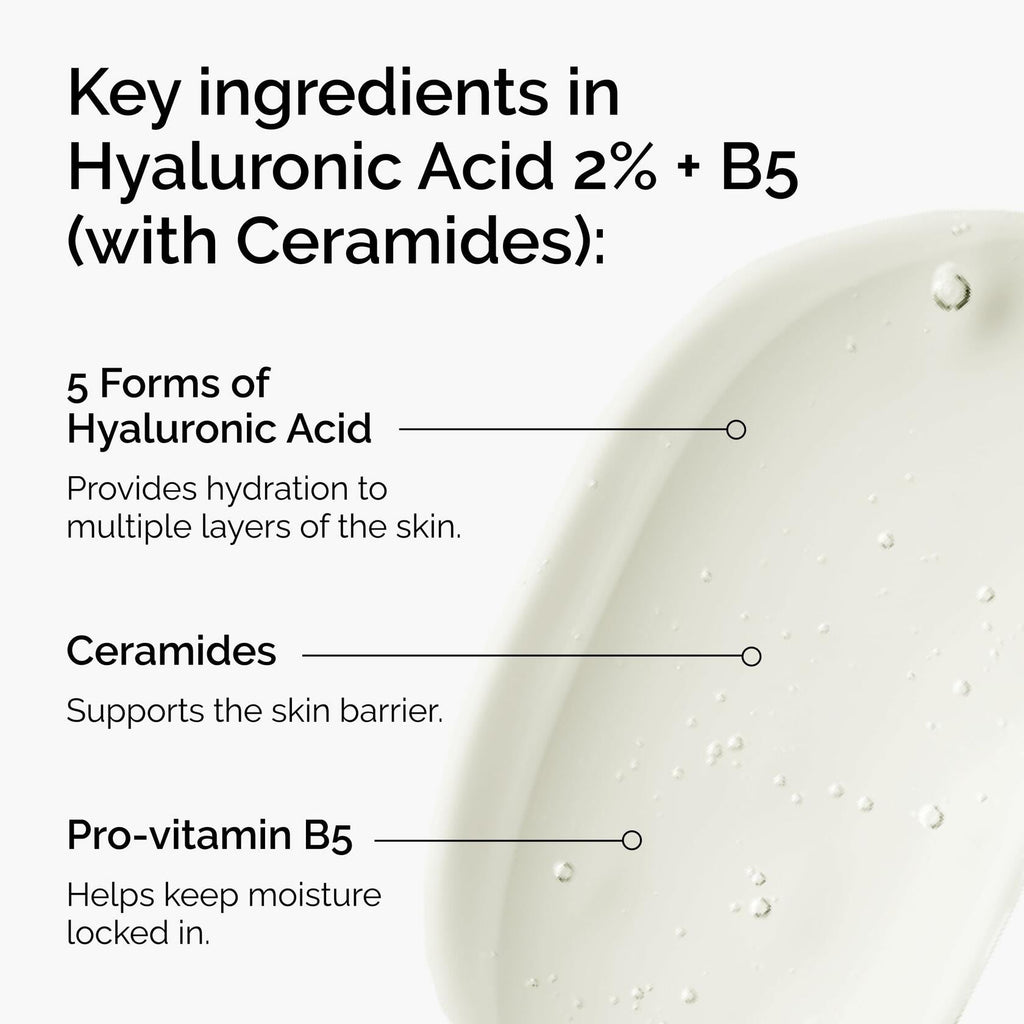 The Ordinary Hyaluronic Acid 2% + B5 Serum Hydrating Moisturizer 1oz