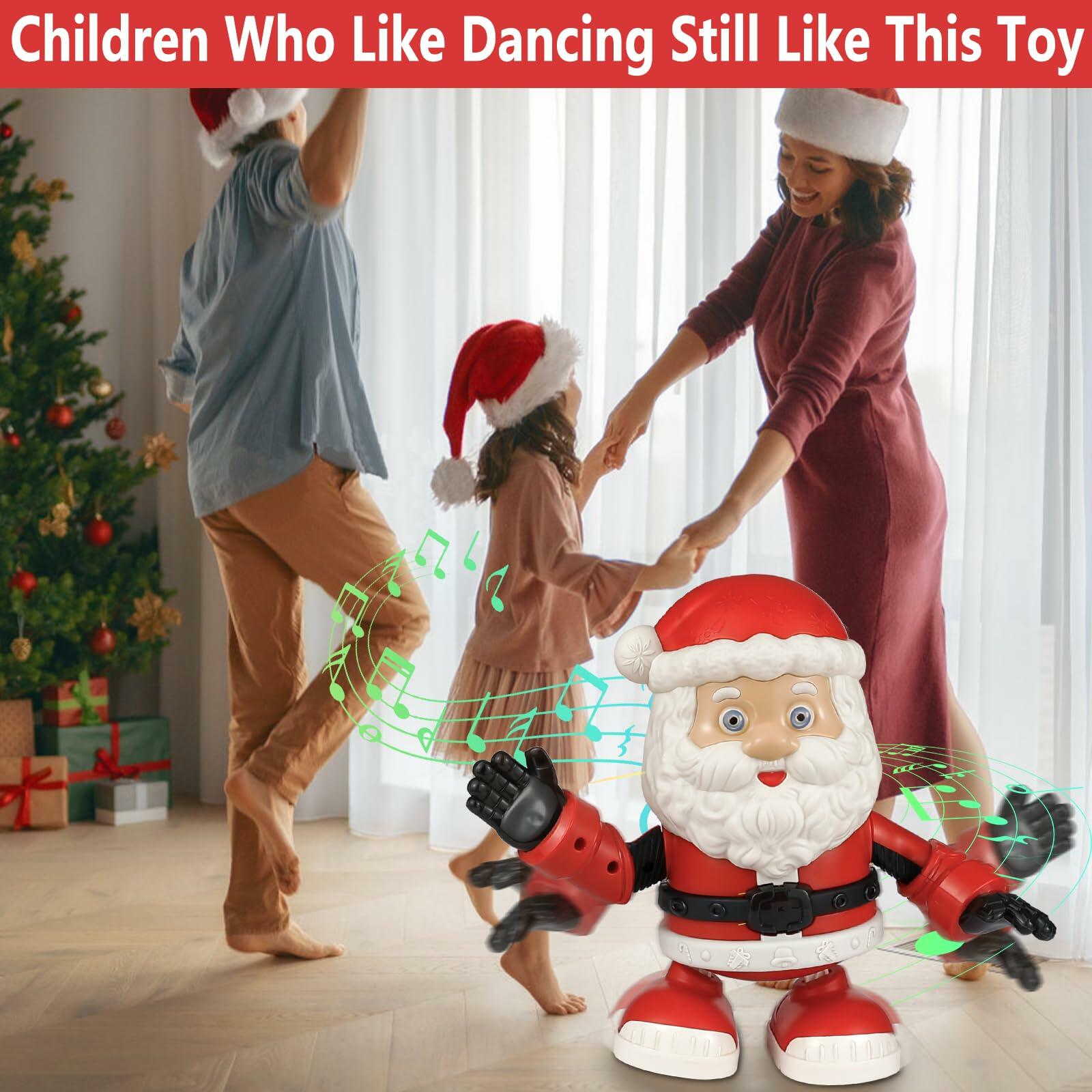Singing Dancing Twerking Santa Claus Toy with Music Christmas Decoration