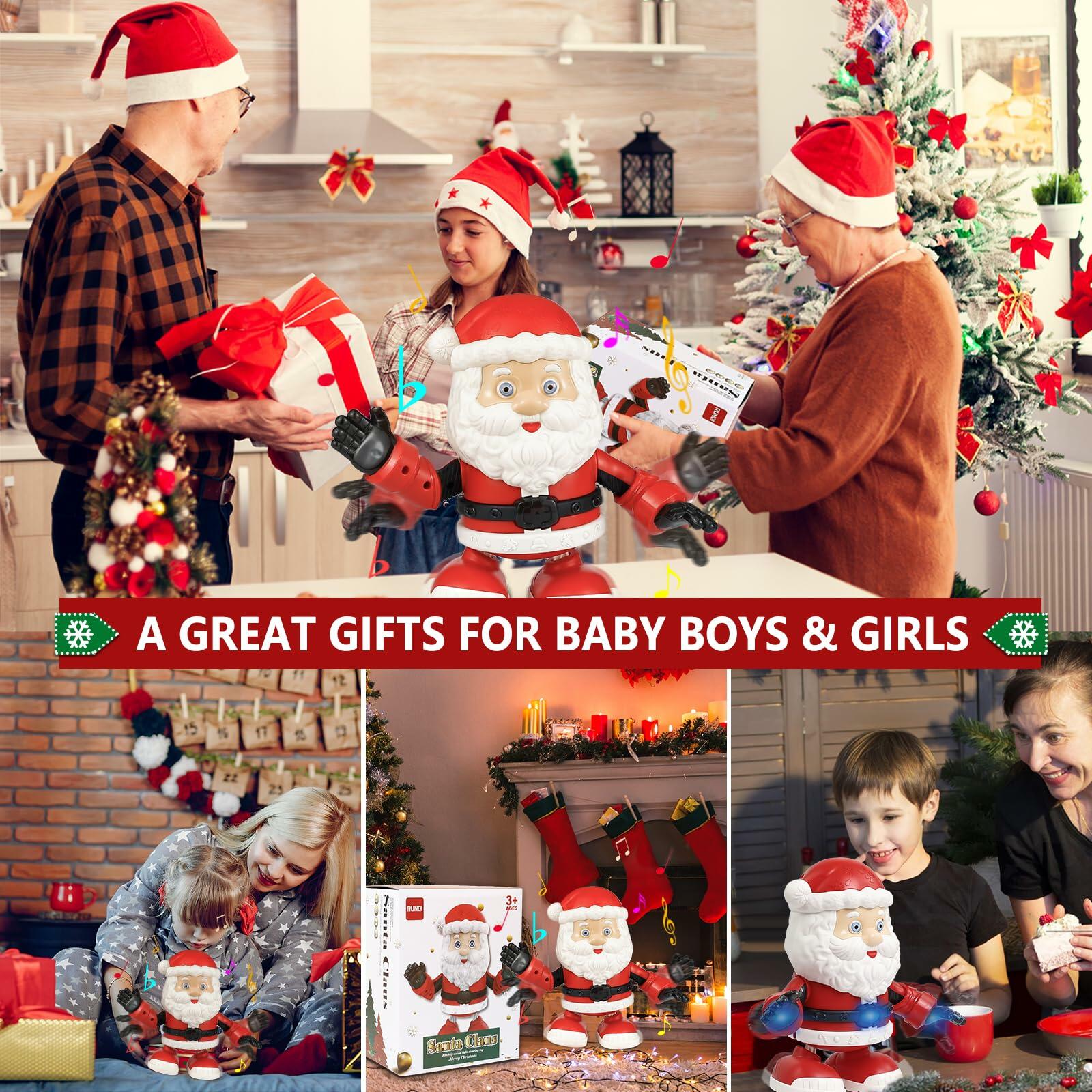 Singing Dancing Twerking Santa Claus Toy with Music Christmas Decoration