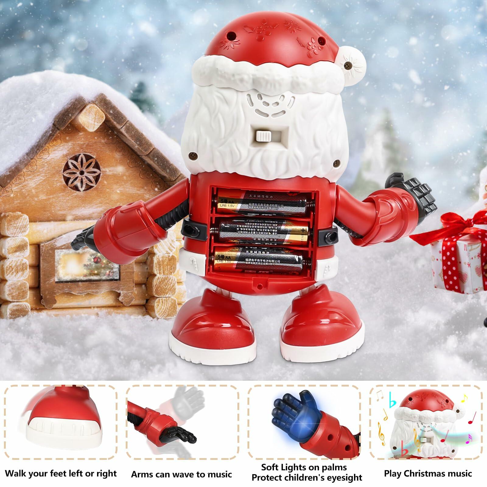 Singing Dancing Twerking Santa Claus Toy with Music Christmas Decoration