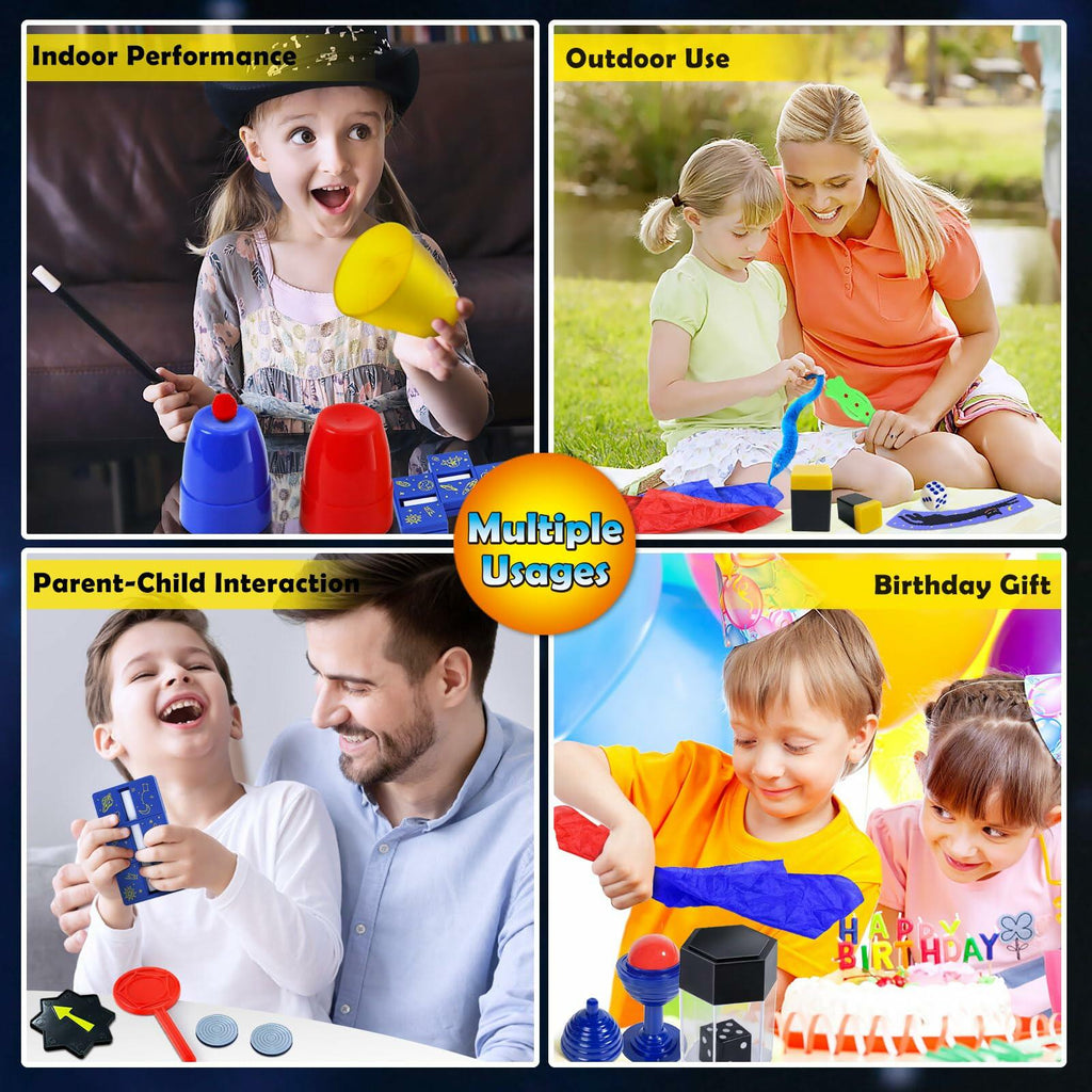 Heyzeibo Magic Set Magic Tricks Kit for Kids Ages 6-12 Beginner Fun Gift
