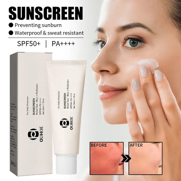 OUHOE Rice + Probiotics Sunscreen SPF 50
