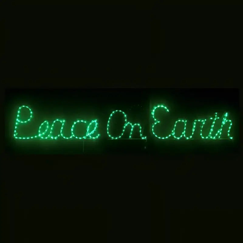 Peace On Earth Cursive