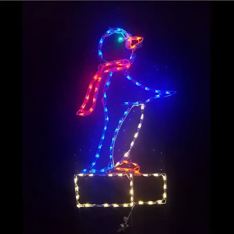 Penguin on Block of Ice