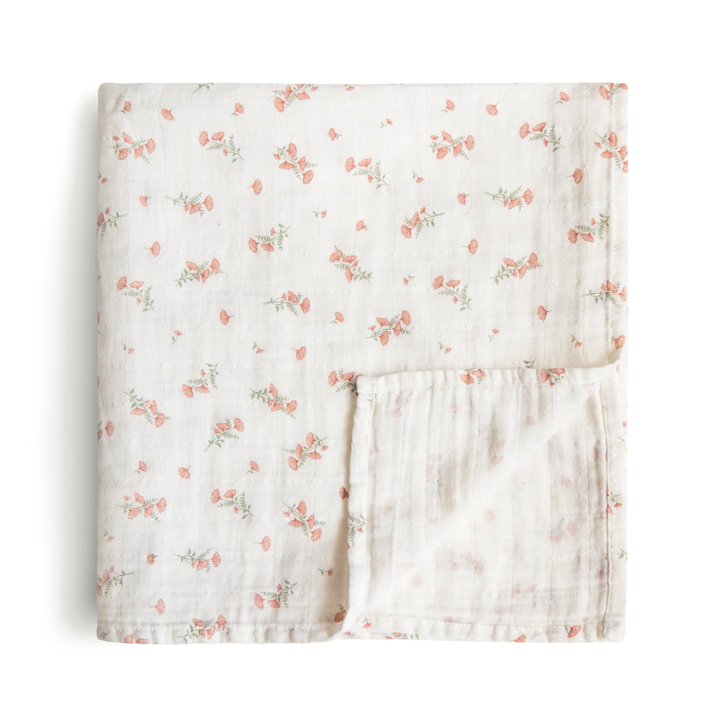 Organic Cotton Muslin Swaddle Blanket