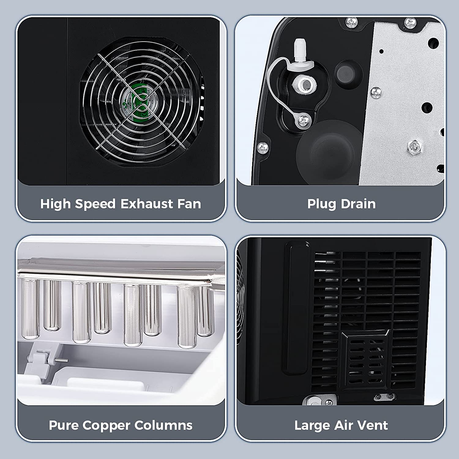 Portable Countertop Ice Maker Machine Z5876