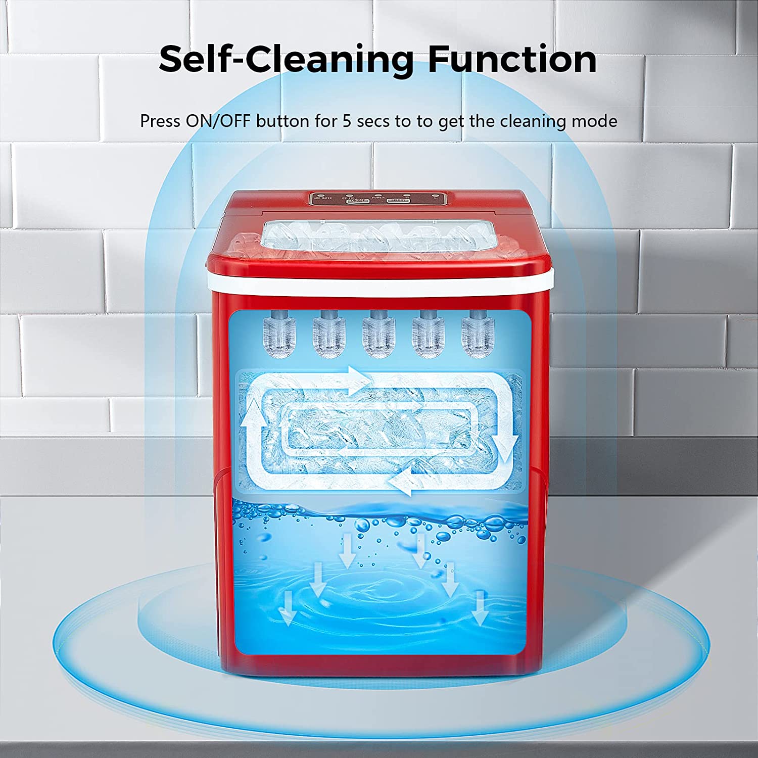 Portable Countertop Ice Maker Machine Z5876