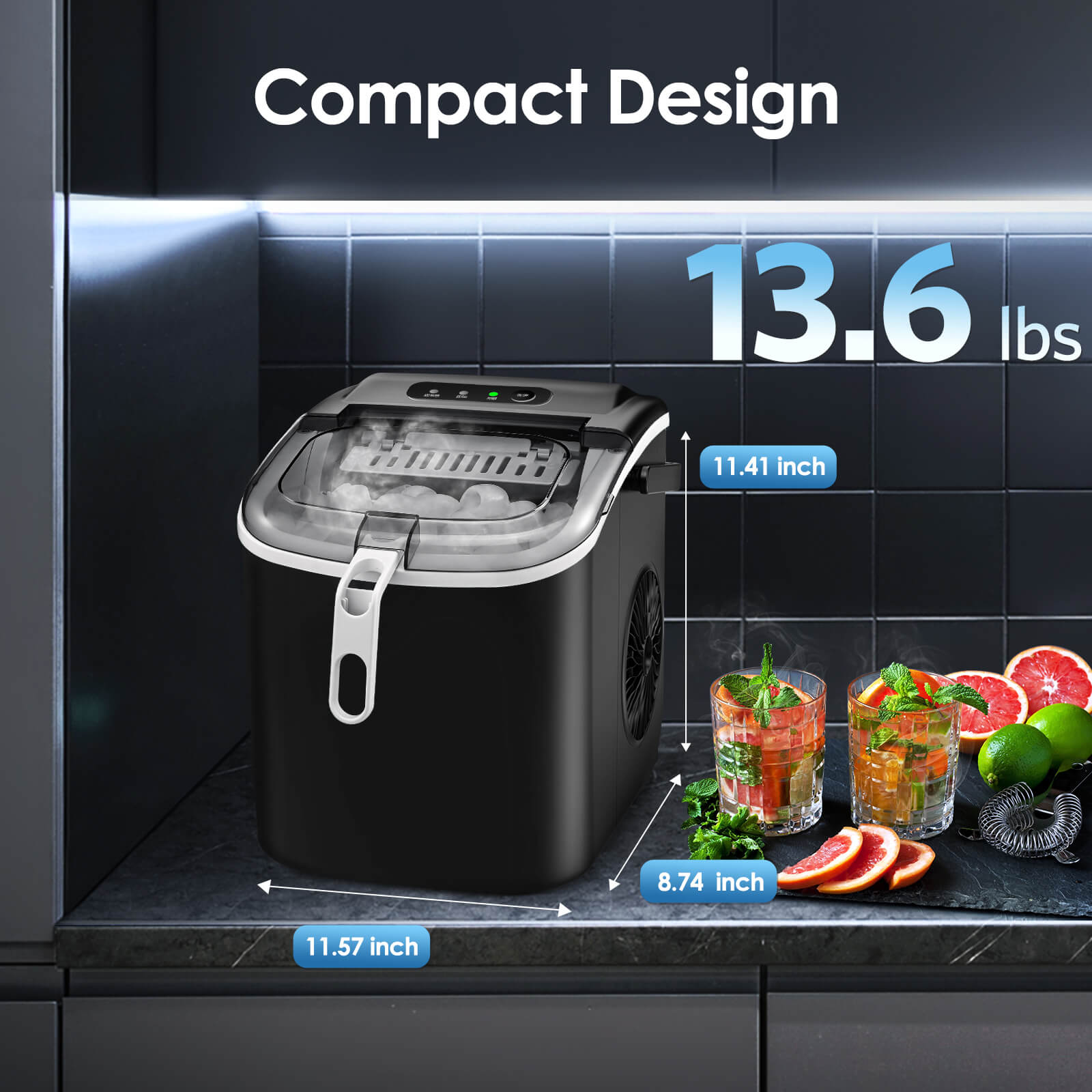 Portable Ice Maker with Handle Z5822H