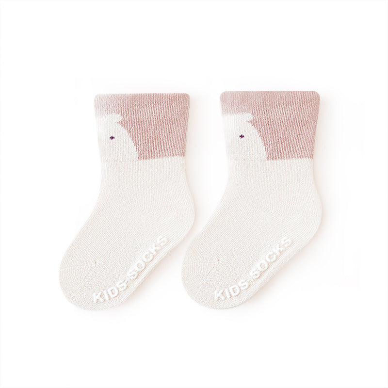Spring Baby Breathable Animals Cartoon Color Patchwork Socks