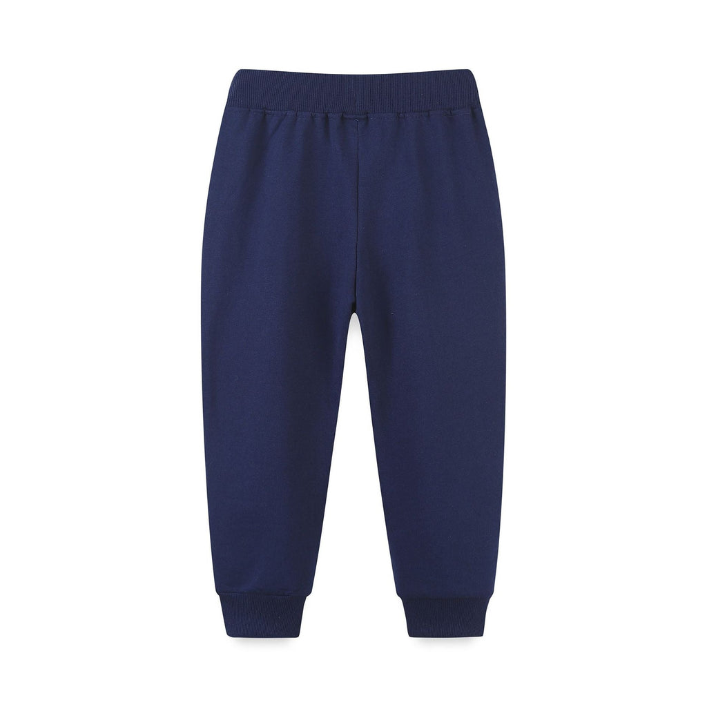 Autumn Embroidered Pattern Casual Trousers