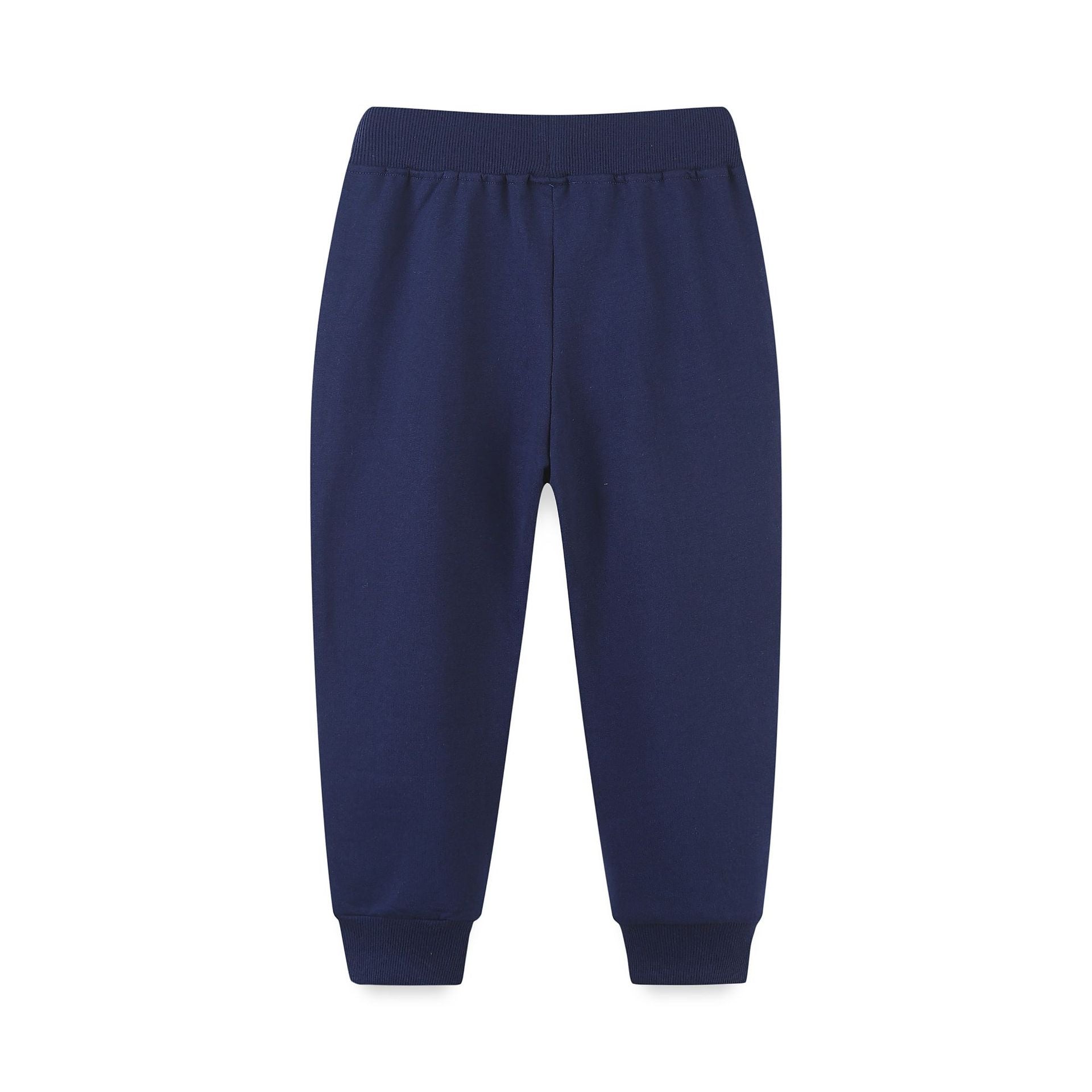 Autumn Embroidered Pattern Casual Trousers