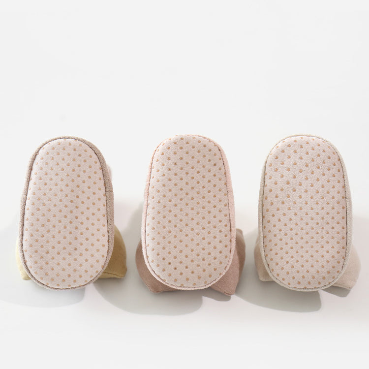 Baby Girl Big Bows Design Non-Slip Mid Tube Shoes