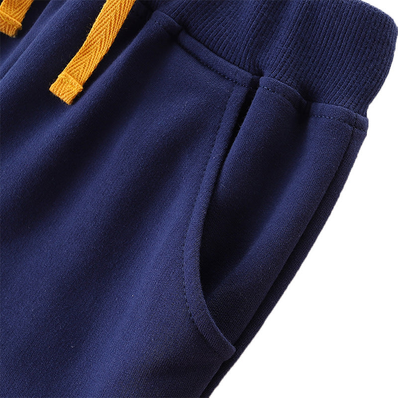 Autumn Embroidered Pattern Casual Trousers