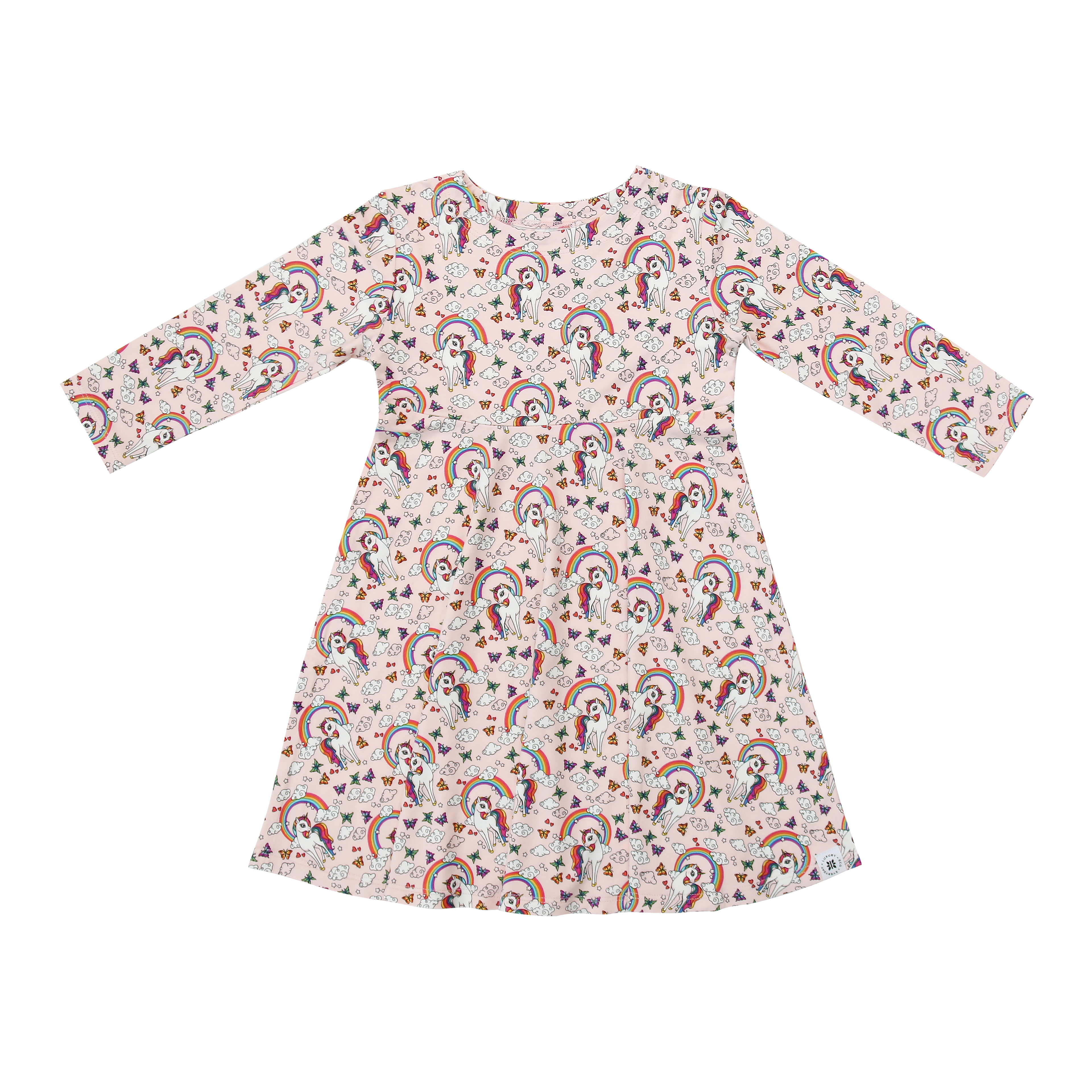 Rainbow Bright Swirly Girl Dress