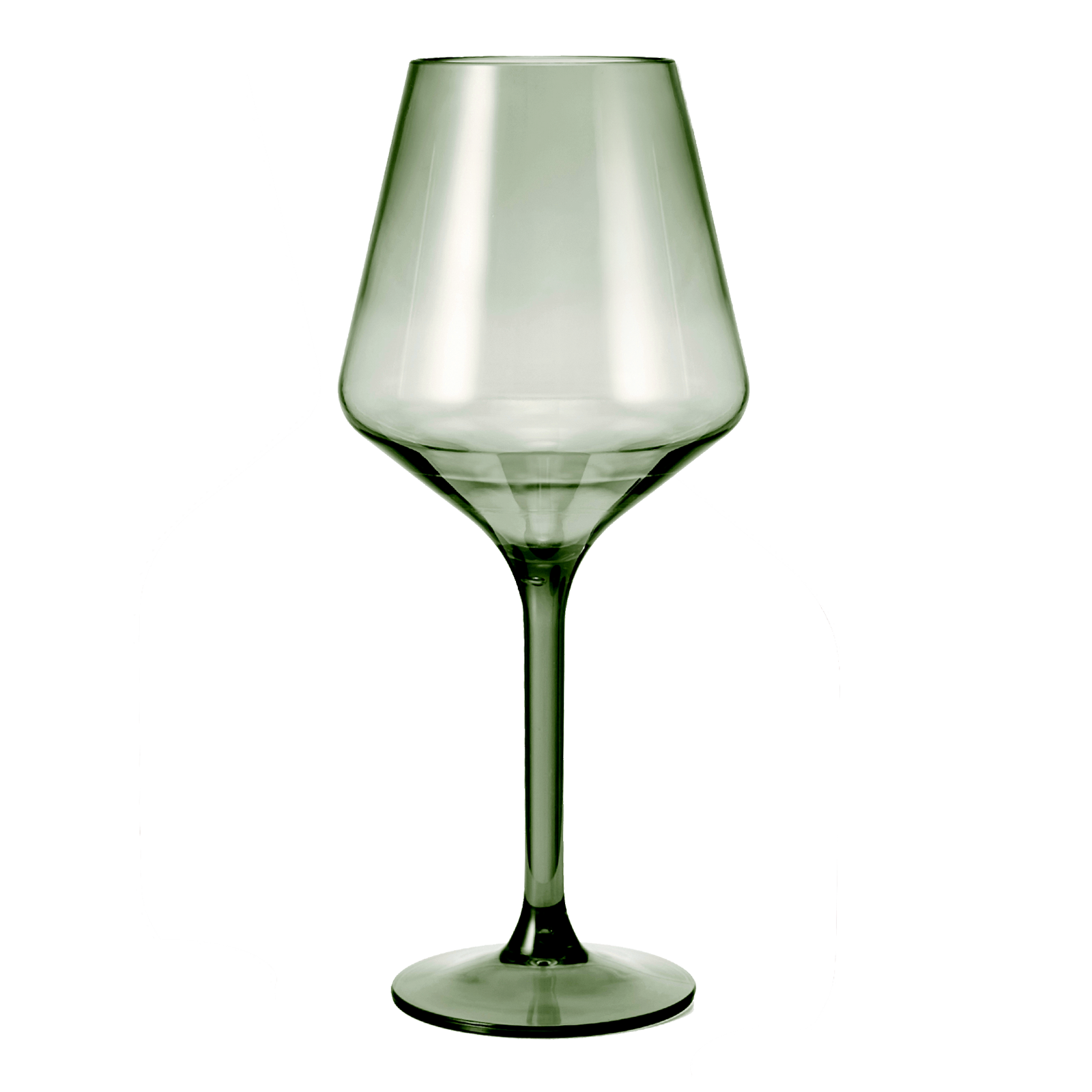 Saint Tropez Acrylic Stemmed Wine Glassware, Set of 2