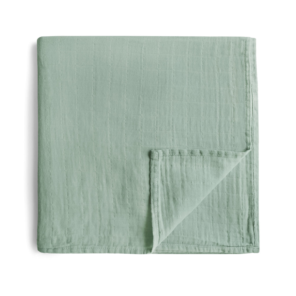 Organic Cotton Muslin Swaddle Blanket