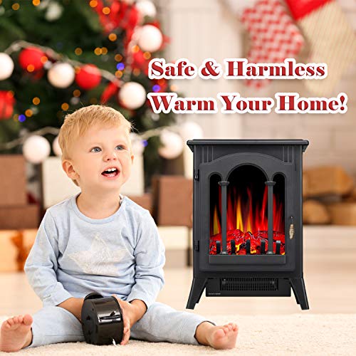 16 Inches Portable Electric Fireplace Stove 5220